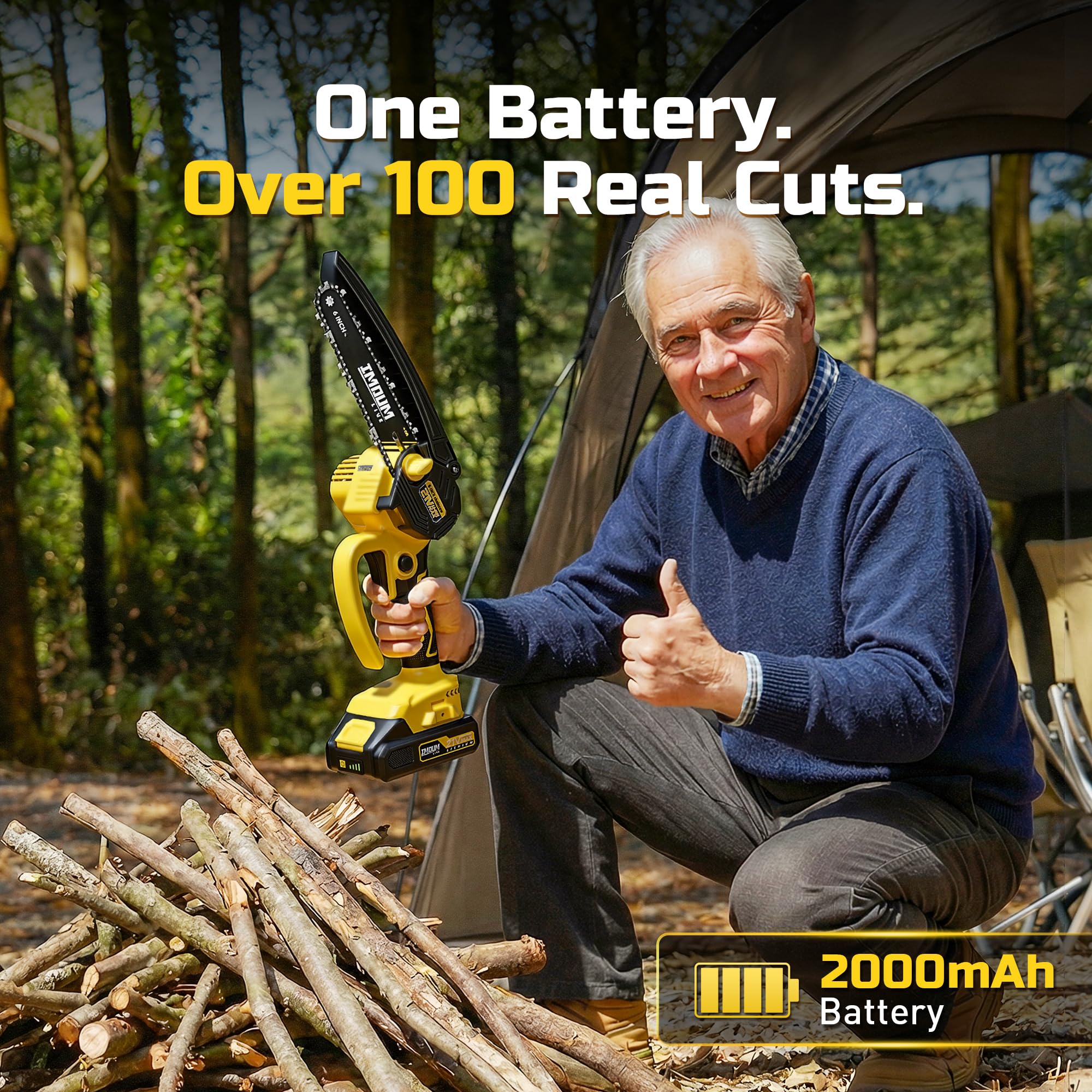 IMOUMLIVE copper motor delivers smooth cuts with stable performance