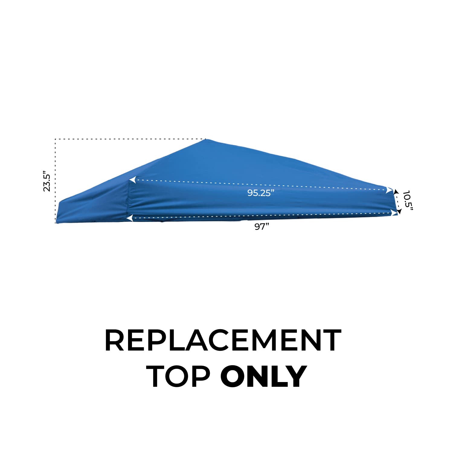 Impact Canopy 210 denier polyester fabric provides durable, water-resistant top.