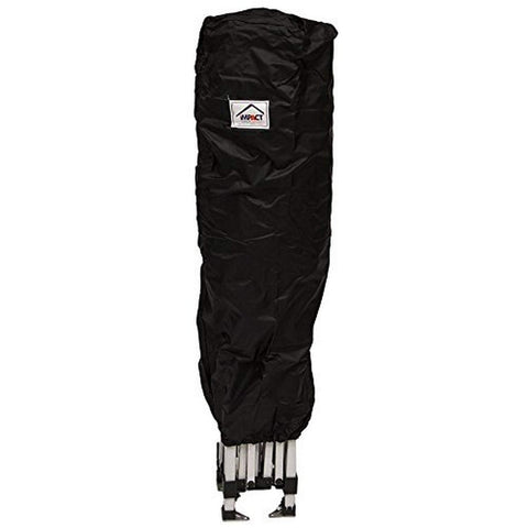 Impact Canopy dust cover over a 10x10 canopy frame keeps gear dust-free.