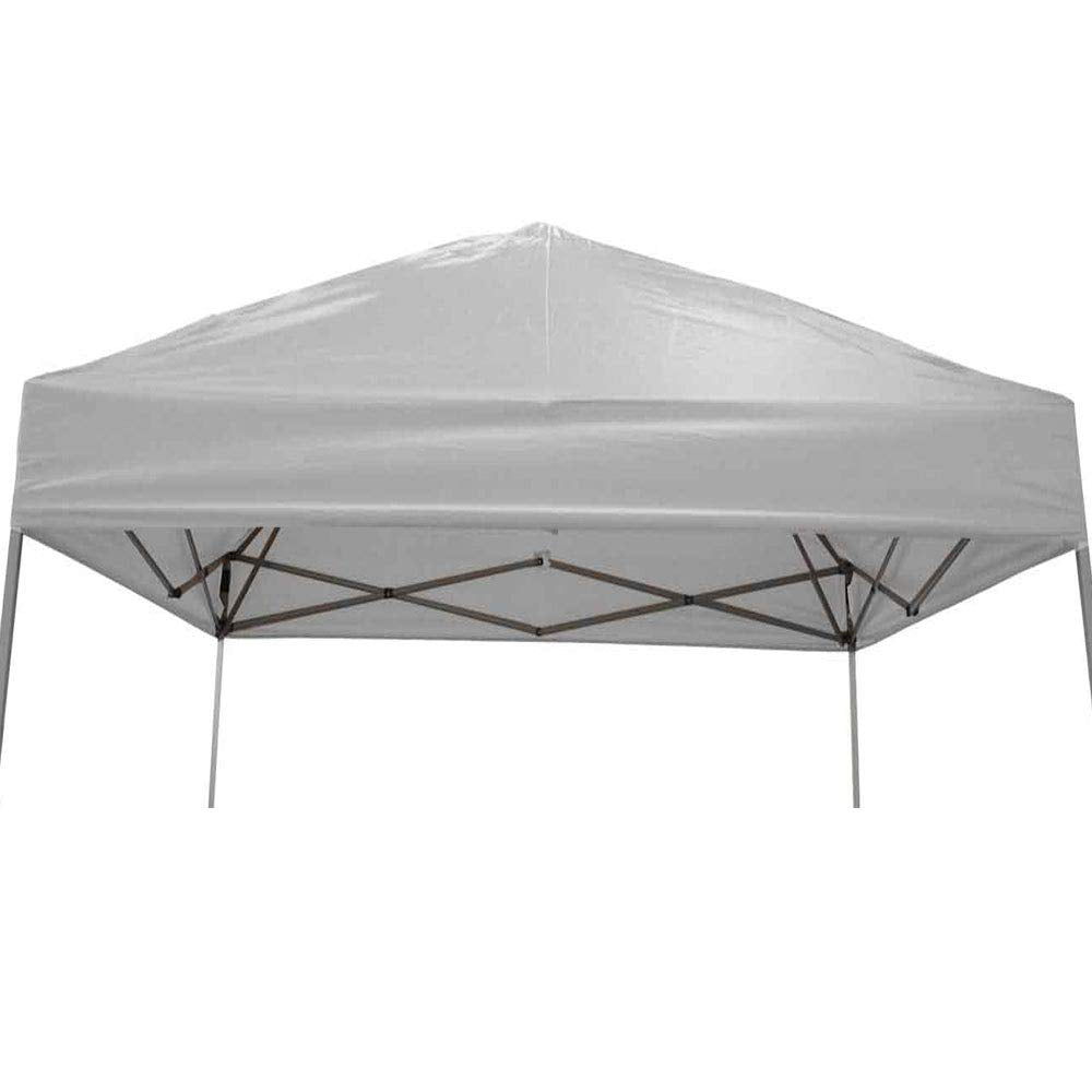Impact Canopy replacement top light grey front view showing snug fit.