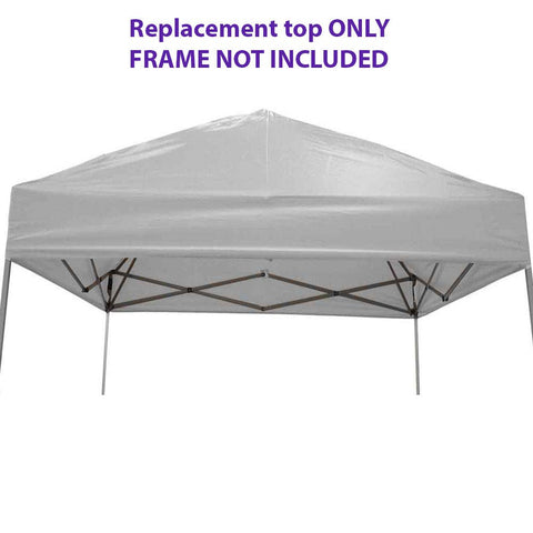 Impact Canopy replacement top light grey underside with silver coating.