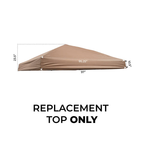 Close-up stitching on the Impact Canopy replacement top highlights durability