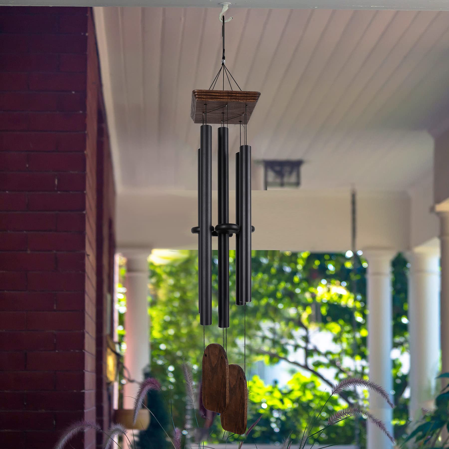 Implication memorial wind catcher allows personal blessings for remembrance.