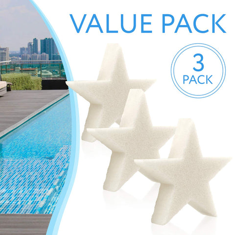 IMPRESA Scum Star sponge in skimmer helps keep water flow clear.