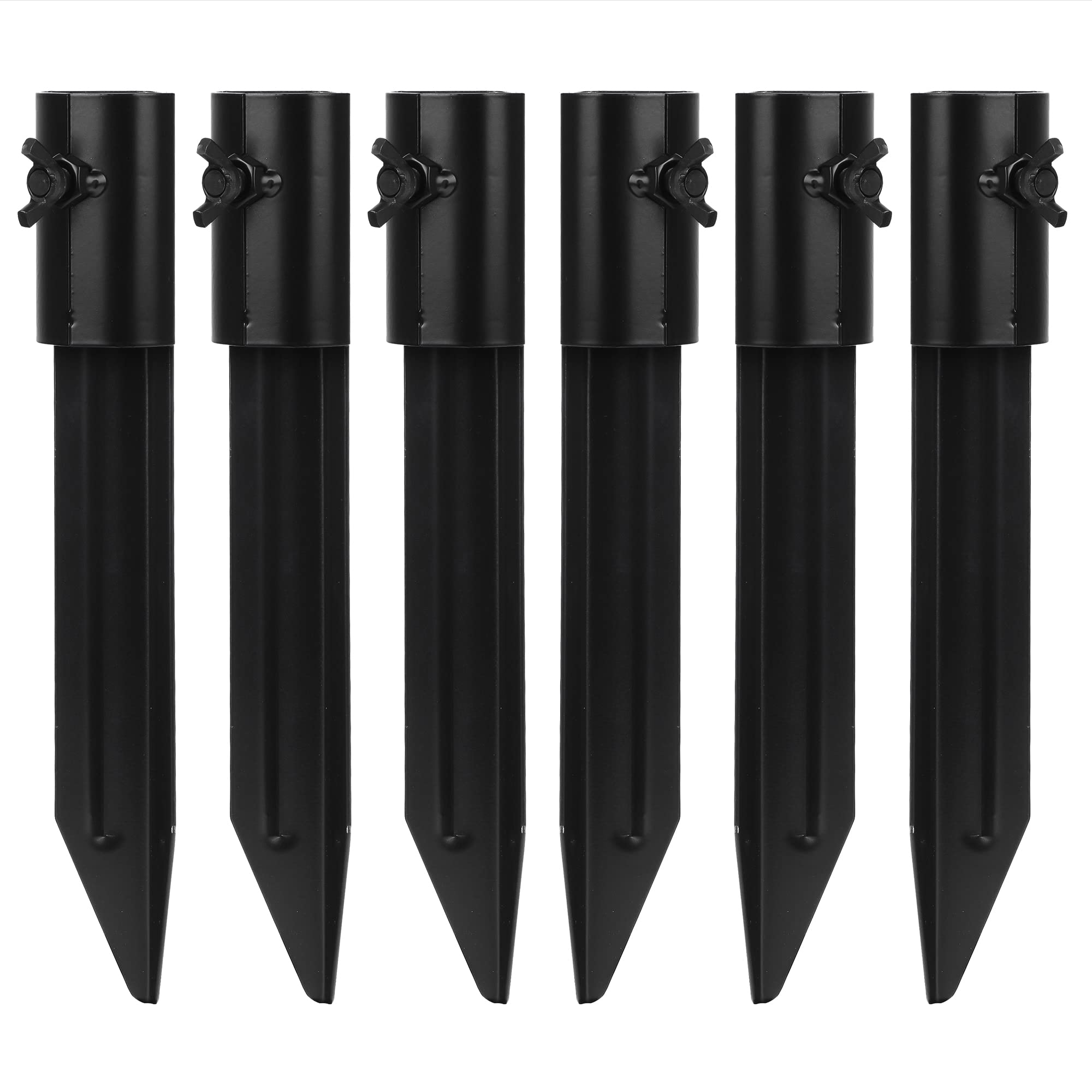 IMPRESA Tiki Torch Holder Stake provides a durable 10.75-inch aluminum anchor.