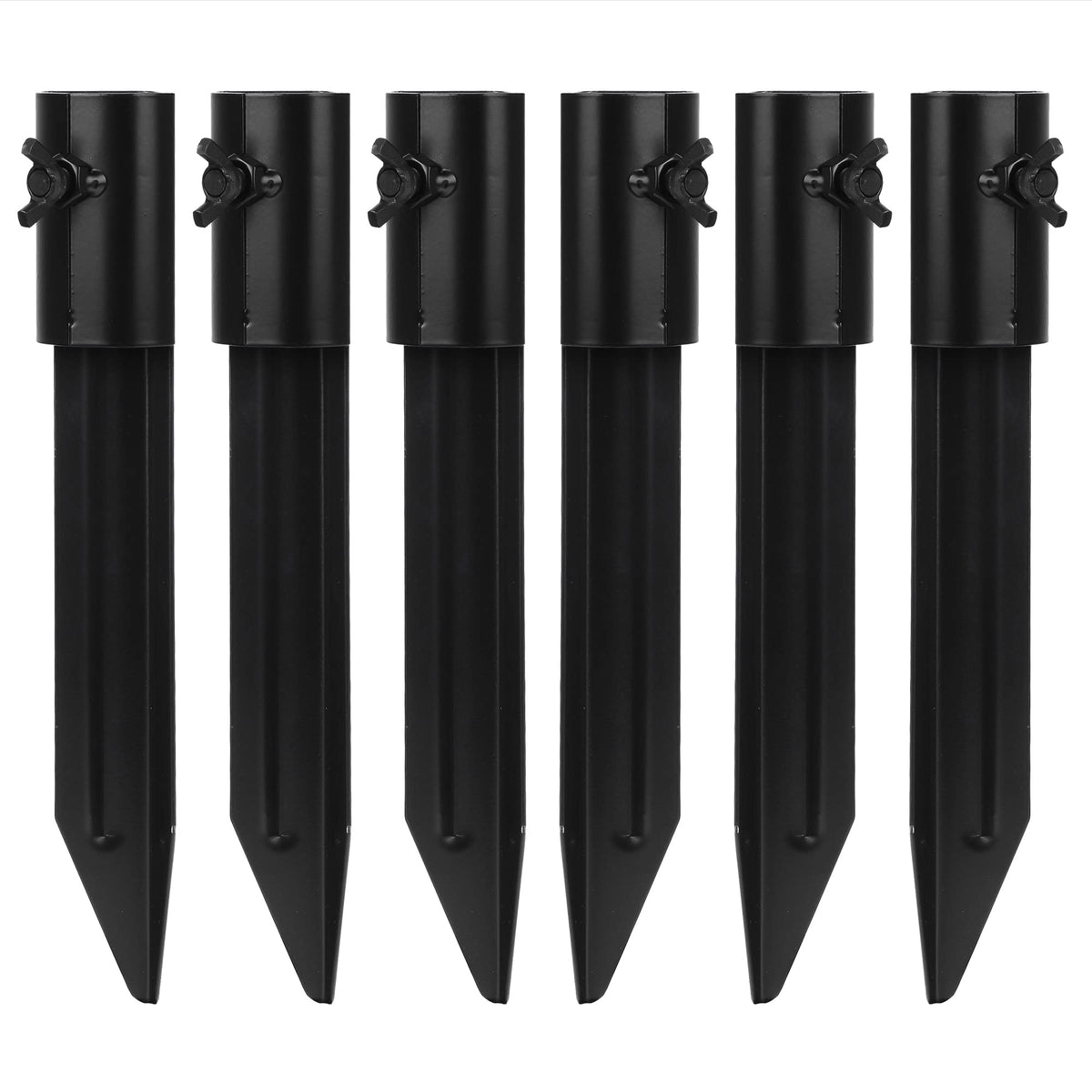 IMPRESA Tiki Torch Holder Stake provides a durable 10.75-inch aluminum anchor.