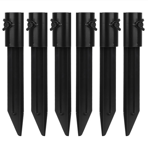 IMPRESA Tiki Torch Holder Stake provides a durable 10.75-inch aluminum anchor.