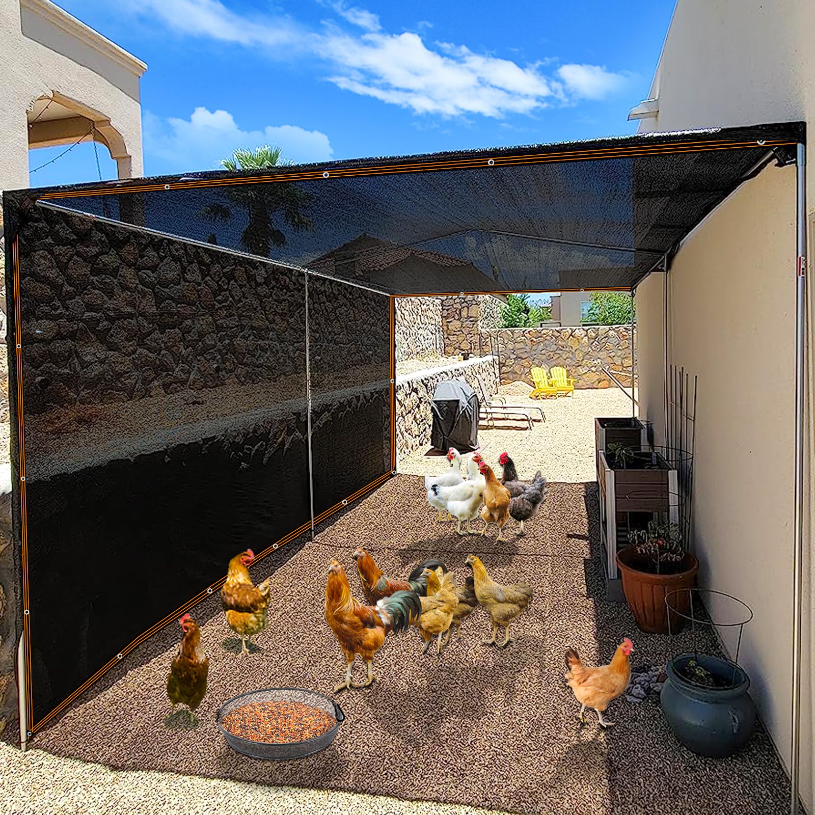 IMSGVIFO greenhouse shading net for consistent light diffusion.