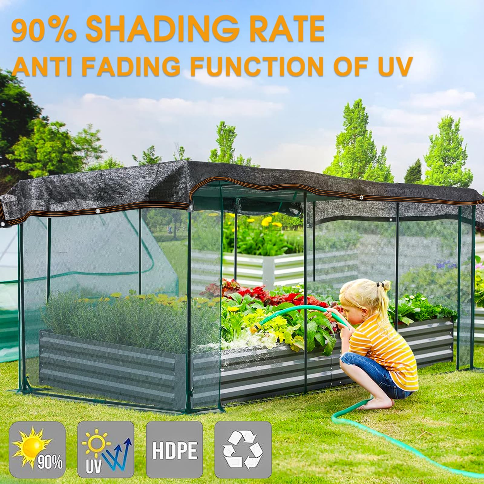 IMSGVIFO edge-reinforced shade cloth ensures stable outdoor coverage.