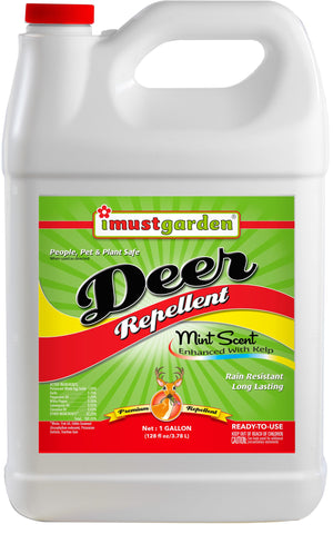 IMUSTGARDEN deer repellent mint scent bottle protects plants safely