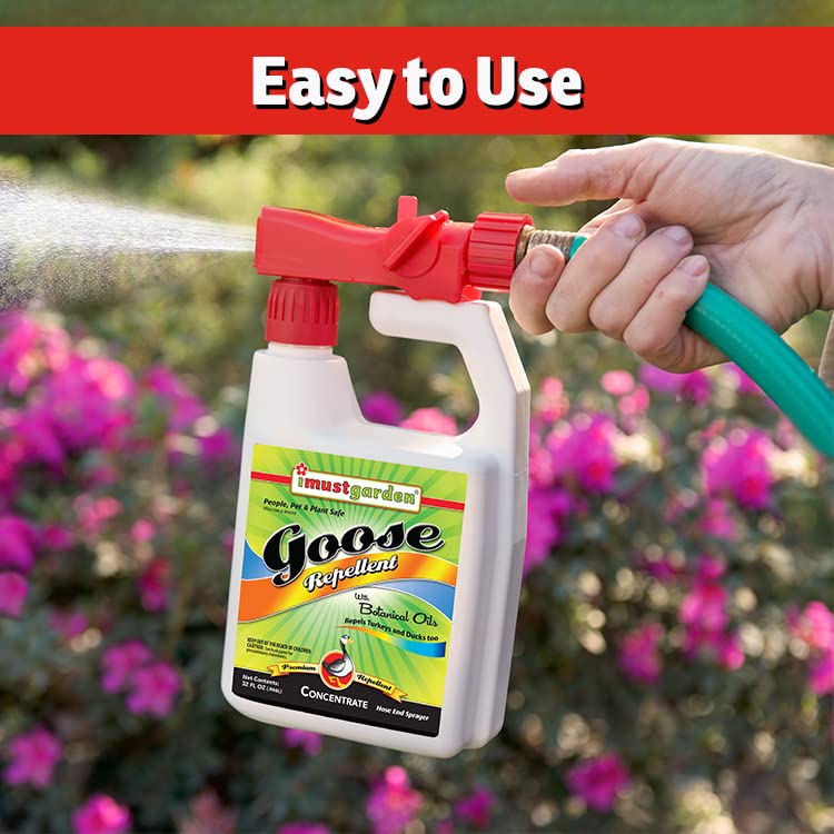 IMUSTGARDEN goose repellent concentrate geese ducks turkeys image demonstrates broad bird deterrence