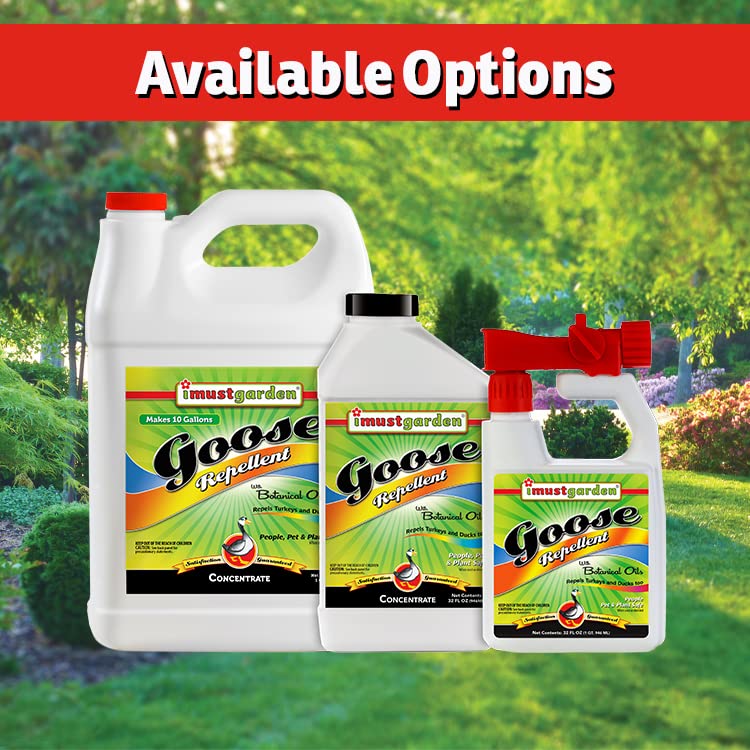 IMUSTGARDEN goose repellent concentrate odor-free formula keeps outdoor spaces pleasant