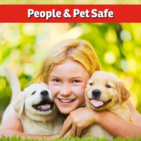 IMUSTGARDEN goose repellent concentrate pets safe label highlights family-friendly lawn care