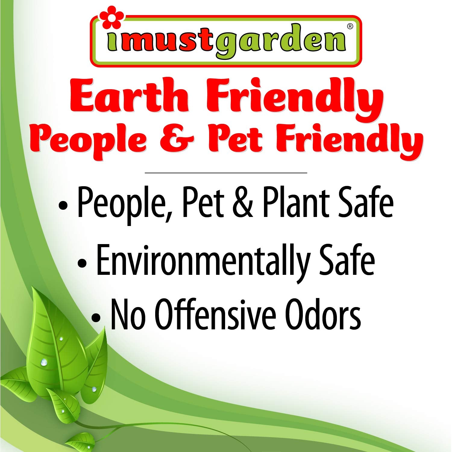 IMUSTGARDEN grass-safe-formula works on newly-seeded lawns without interference.
