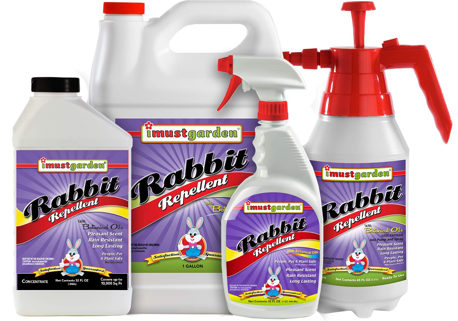 IMUSTGARDEN Rabbit Repellent mint-scent visual conveying fresh deterrent scent