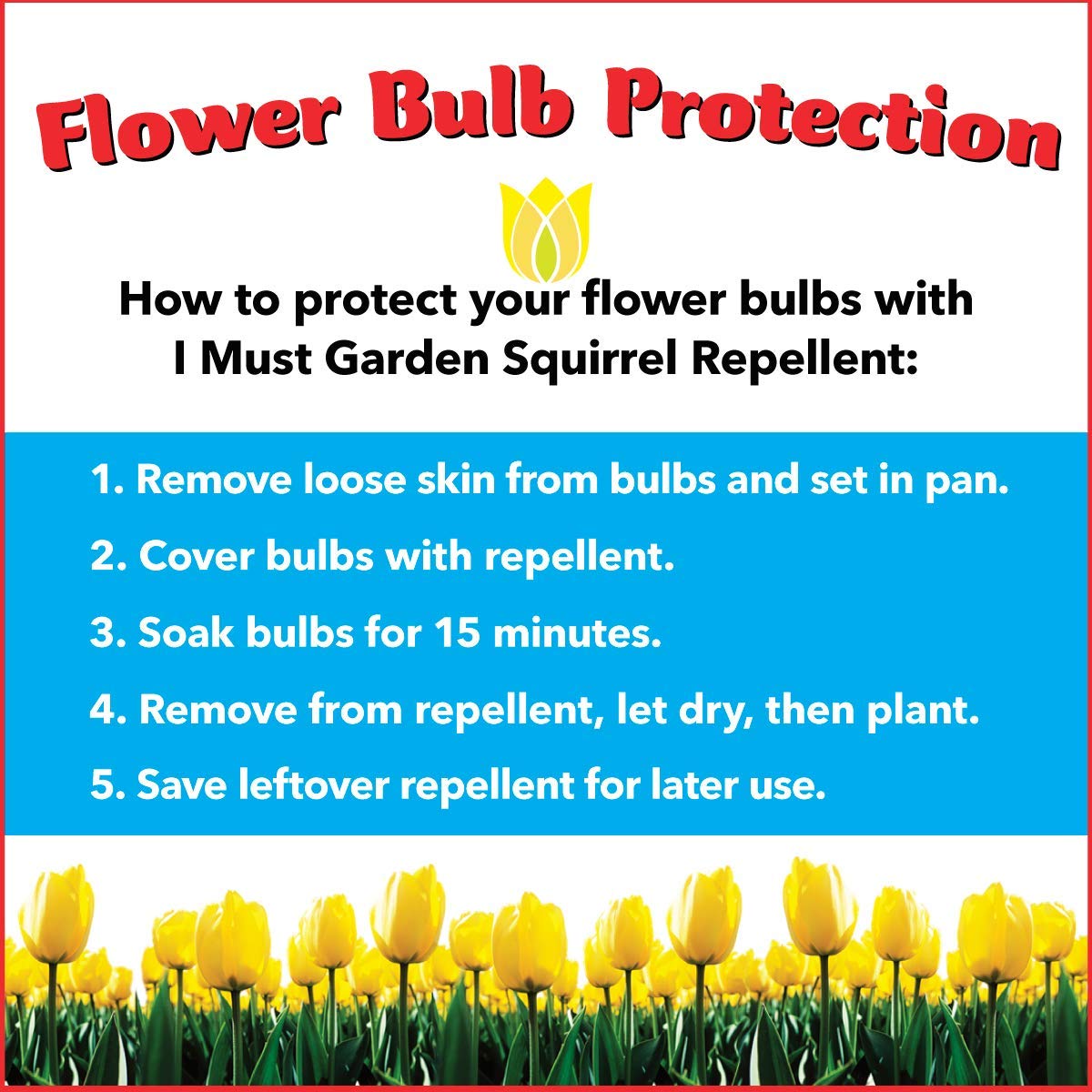 IMUSTGARDEN Squirrel Repellent protects outdoor furniture and decking
