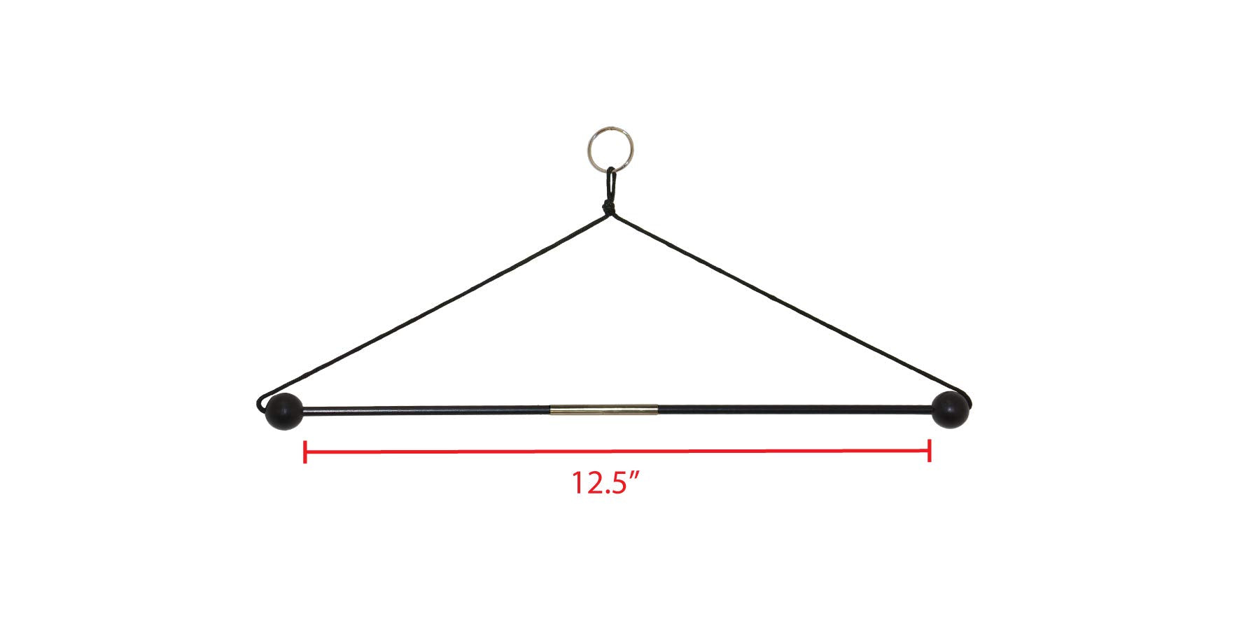 In the Breeze split ring hanging system keeps your flag ready to display.