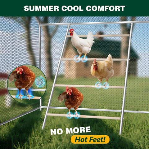 Inanil four-tier perch increases resting spots for multiple birds.