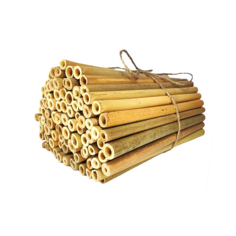INATURE bamboo tubes 100-count package provides ample supply for DIY habitat projects