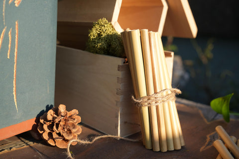 INATURE bamboo tubes weather-ready outdoor use for sturdy garden installations