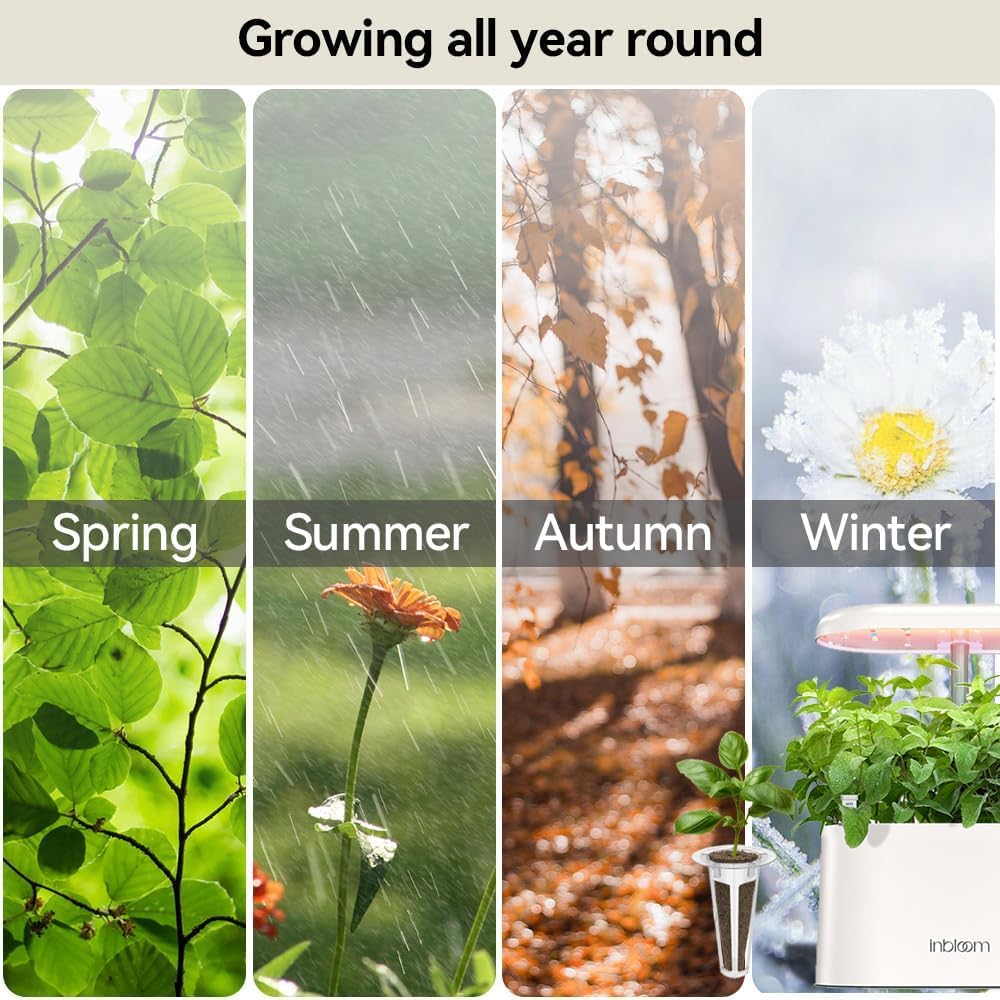 inbloom GardenCube compatible pods show easy integration with popular systems.