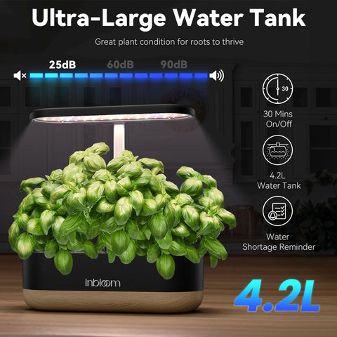 Inbloom height-adjustable design fits countertops and growing needs