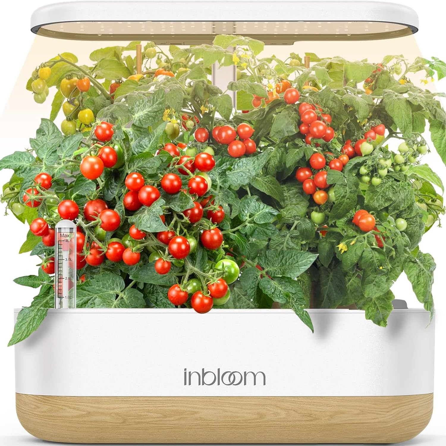 inbloom Hydroponics 12-pod system overview, compact indoor herb garden for fresh herbs.