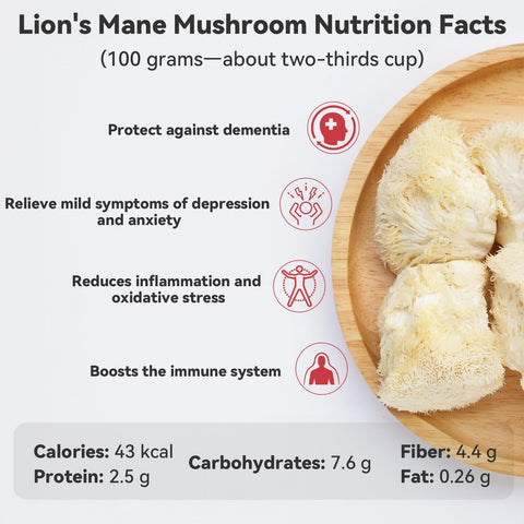 inbloom lion's mane harvest close-up, fresh and edible