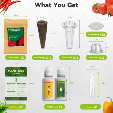 inbloom pepper seed pod kit for ahopegarden compatibility supports convenient home gardening