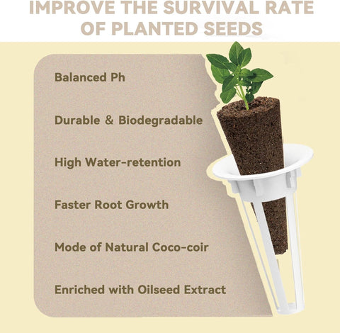 inbloom Salsa grow domes assembly creates a stable seedling environment