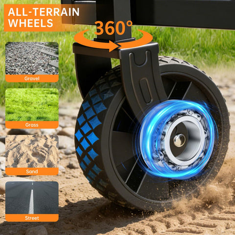 Durable 600D Oxford fabric on the InBrave wagon base, tear-resistant and waterproof.