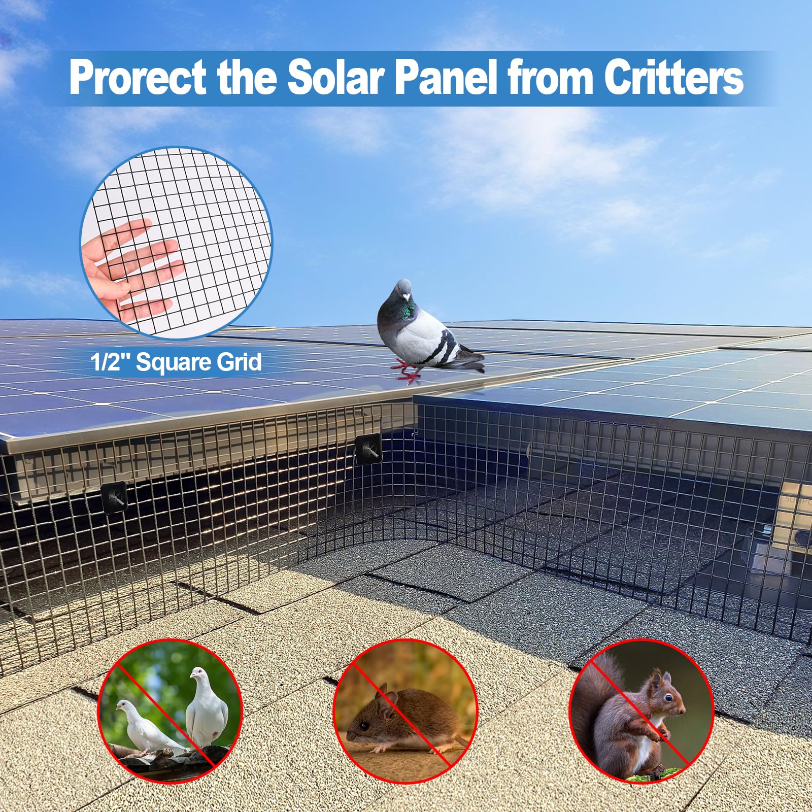 INCIKITI cut-to-fit netting demonstrates flexible shaping for tight installations.