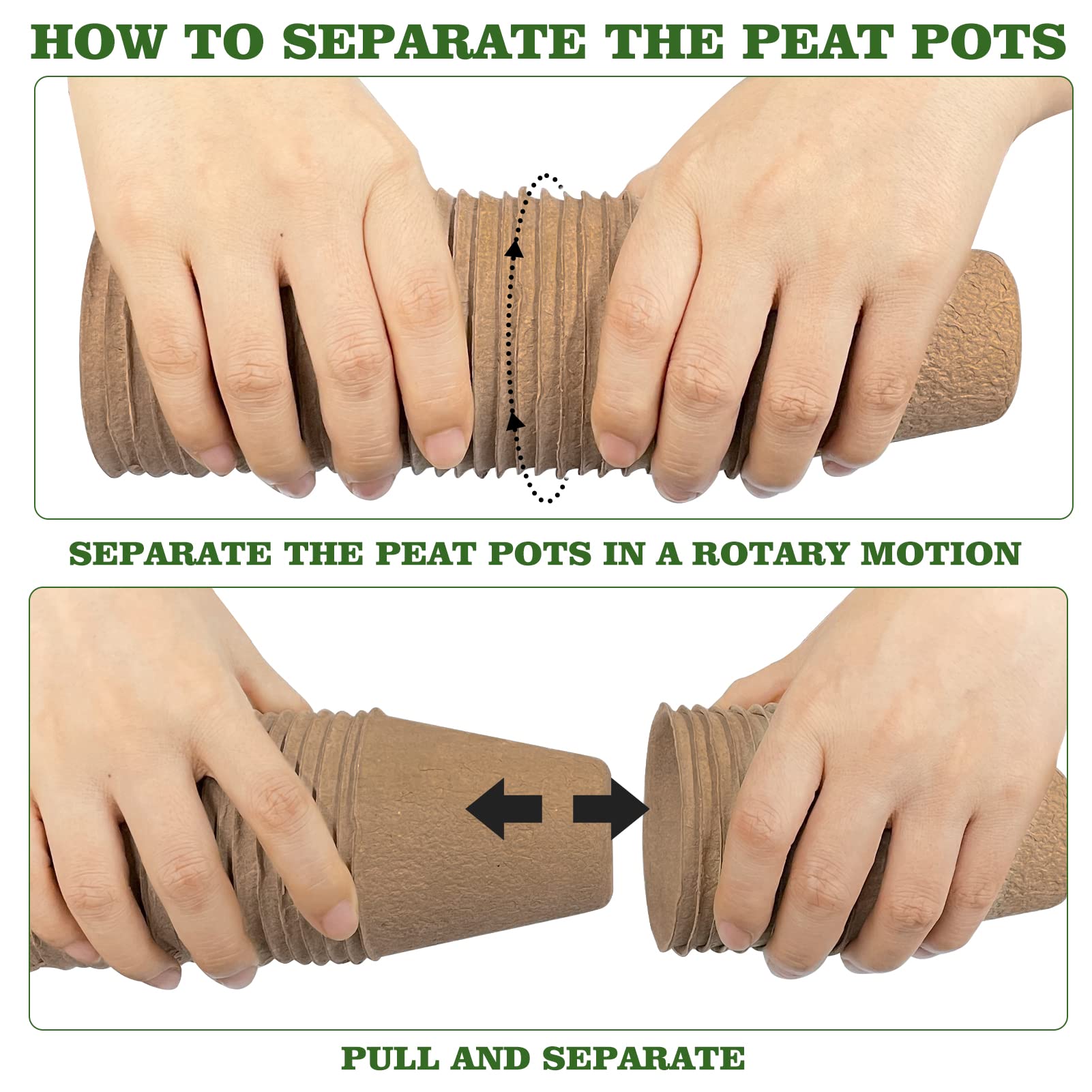 INCIKITI pots suitable for flowers, vegetables, herbs and delicate roots