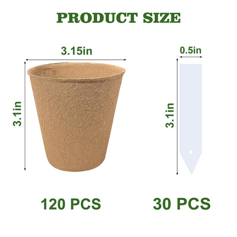 INCIKITI 30 labels clearly mark seeds during germination