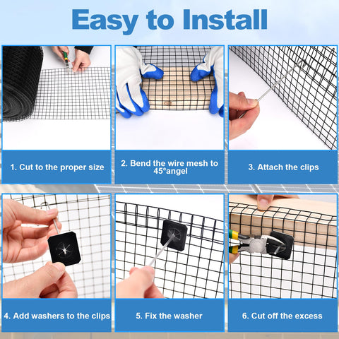INCIKITI tie wires provide extra securing options during setup.