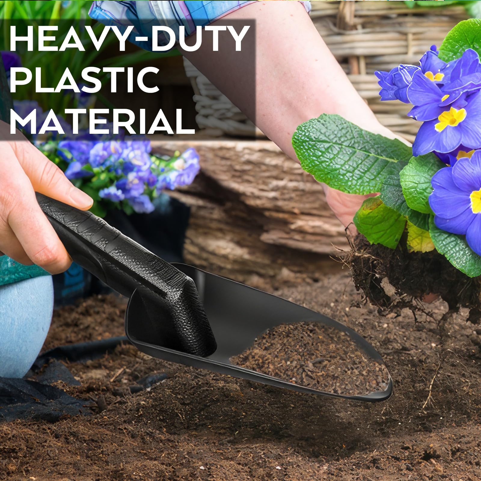 INCLY lightweight 12oz scoop carried in a backpack for all-day use.