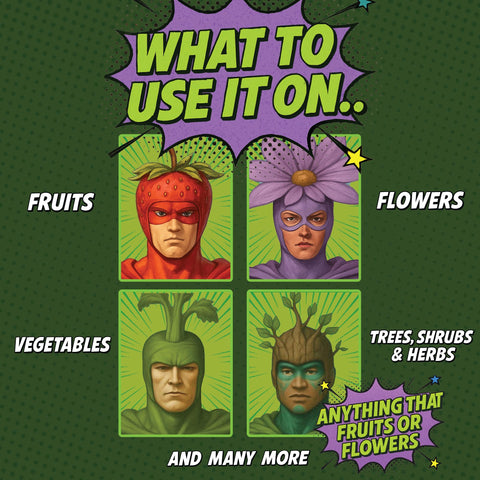 Incredible Bulk Bloom Booster bottle label close-up highlighting organic ingredients