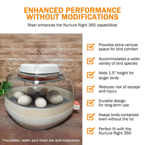 Incubator Warehouse perfect-fit Nurture Right 360 ensures seamless integration.