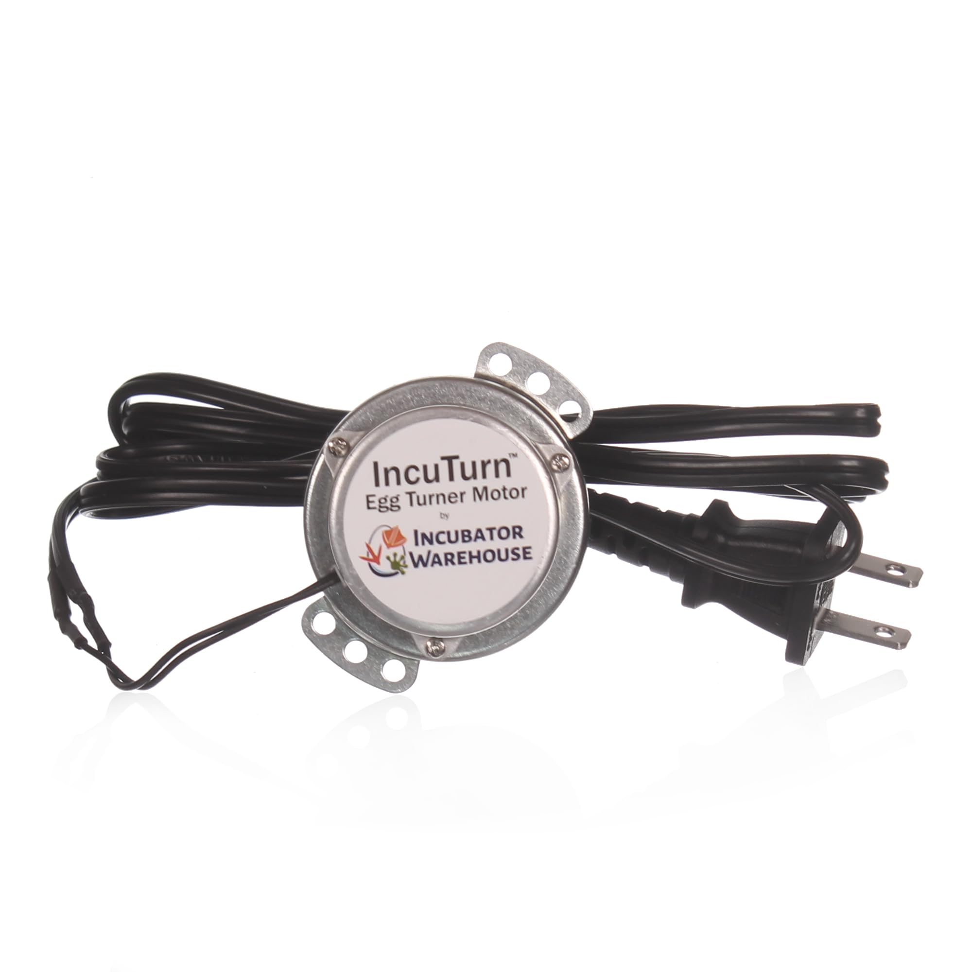 Incubator Warehouse replacement egg turner motor with durable build for humidity-rich incubators.