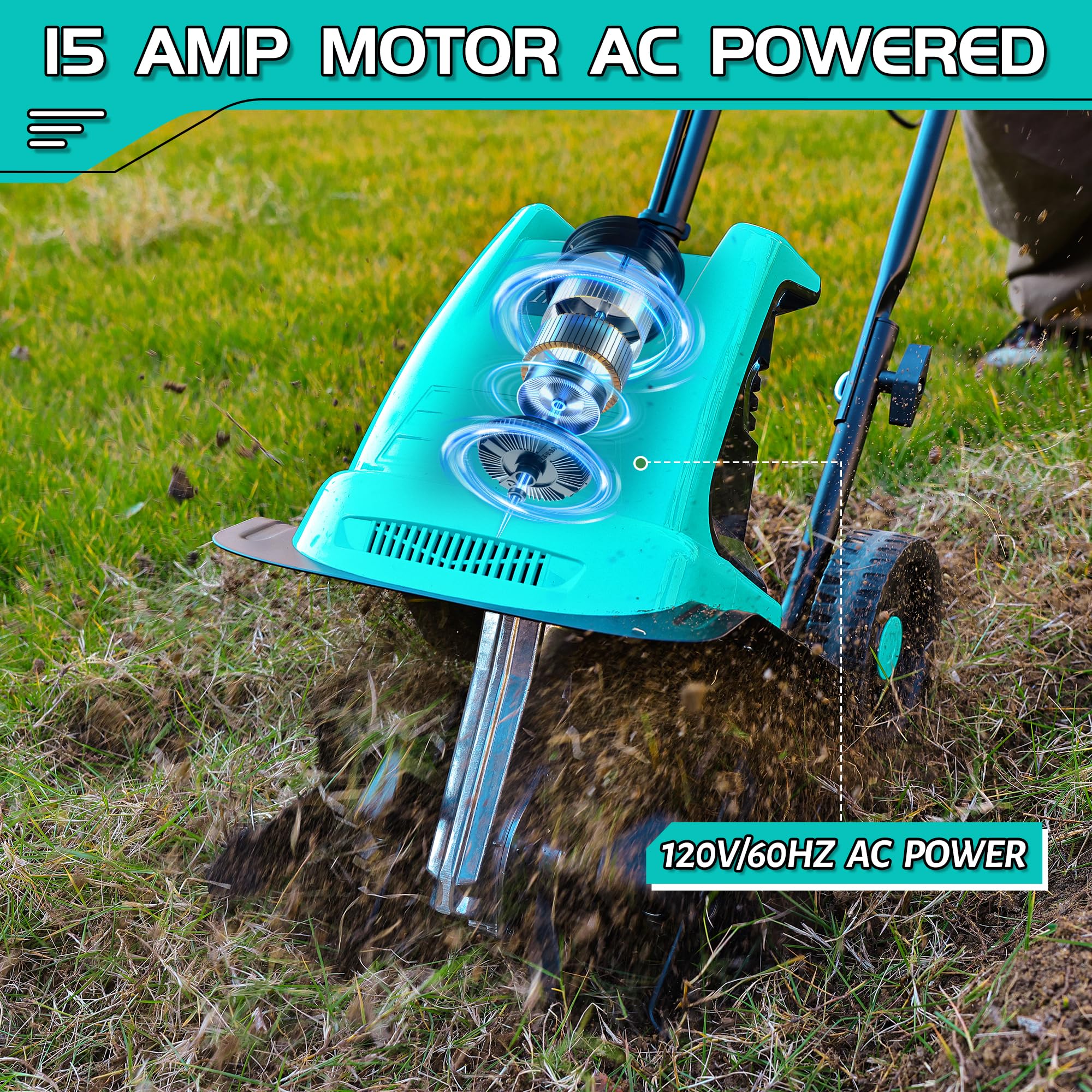 IncwBo lightweight design makes garden prep approachable for beginners.