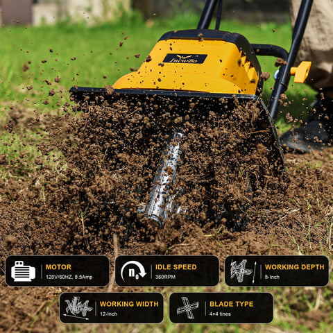 IncwBo lightweight yet powerful garden cultivator