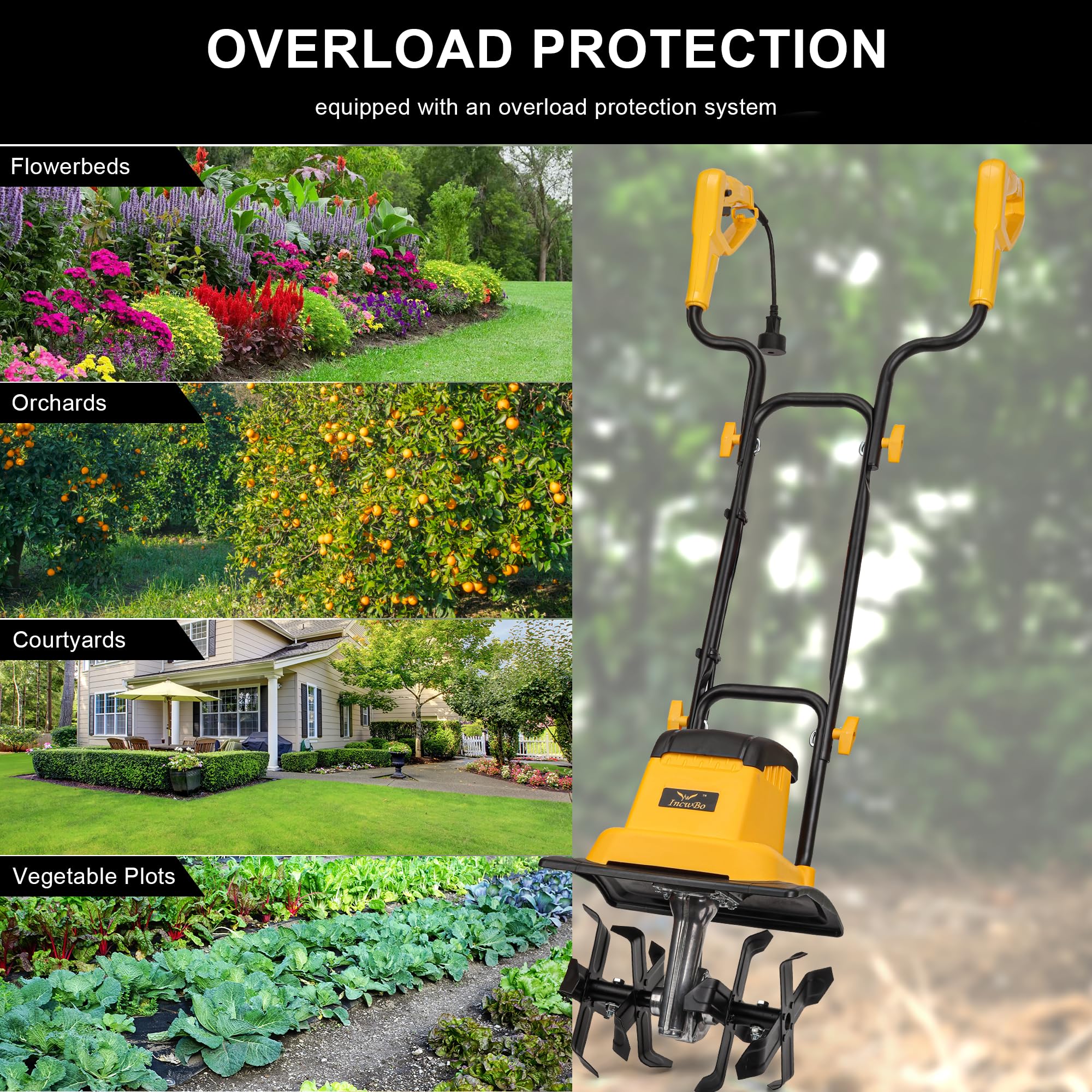 IncwBo tiller ideal for soil cultivation and bed preparation