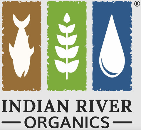 Healthy lawn with Indian River Organics Fish Plus Kelp for growth and resilience.