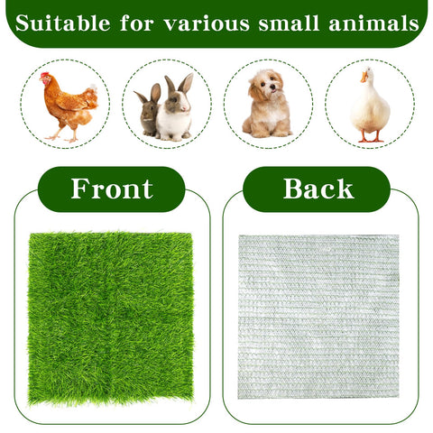 Chicken Nesting Pads 12x12 inch, suitable for indoor and outdoor use in coops.