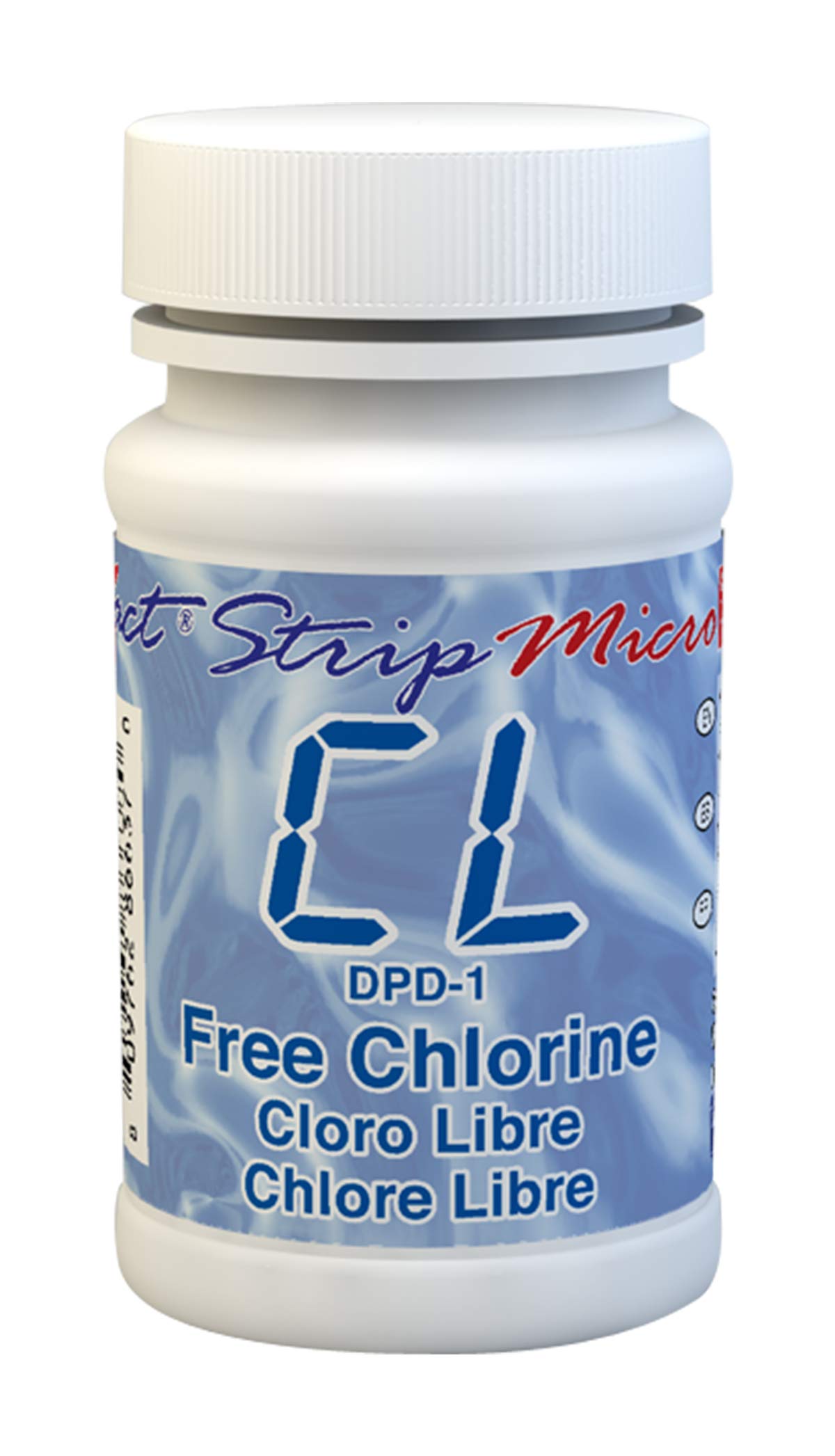 Industrial Test Systems DPD-1 strip bottle for quick, accurate free chlorine checks.