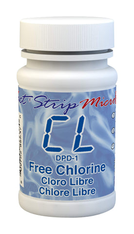 Industrial Test Systems DPD-1 strip bottle for quick, accurate free chlorine checks.