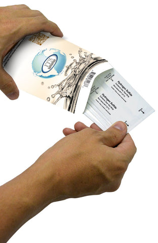 Industrial Test Systems WaterWorks H2S strips with color chart enable clear readings.