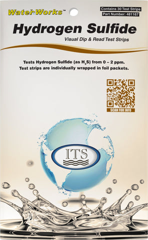 Industrial Test Systems WaterWorks H2S test strip kit for quick water testing.