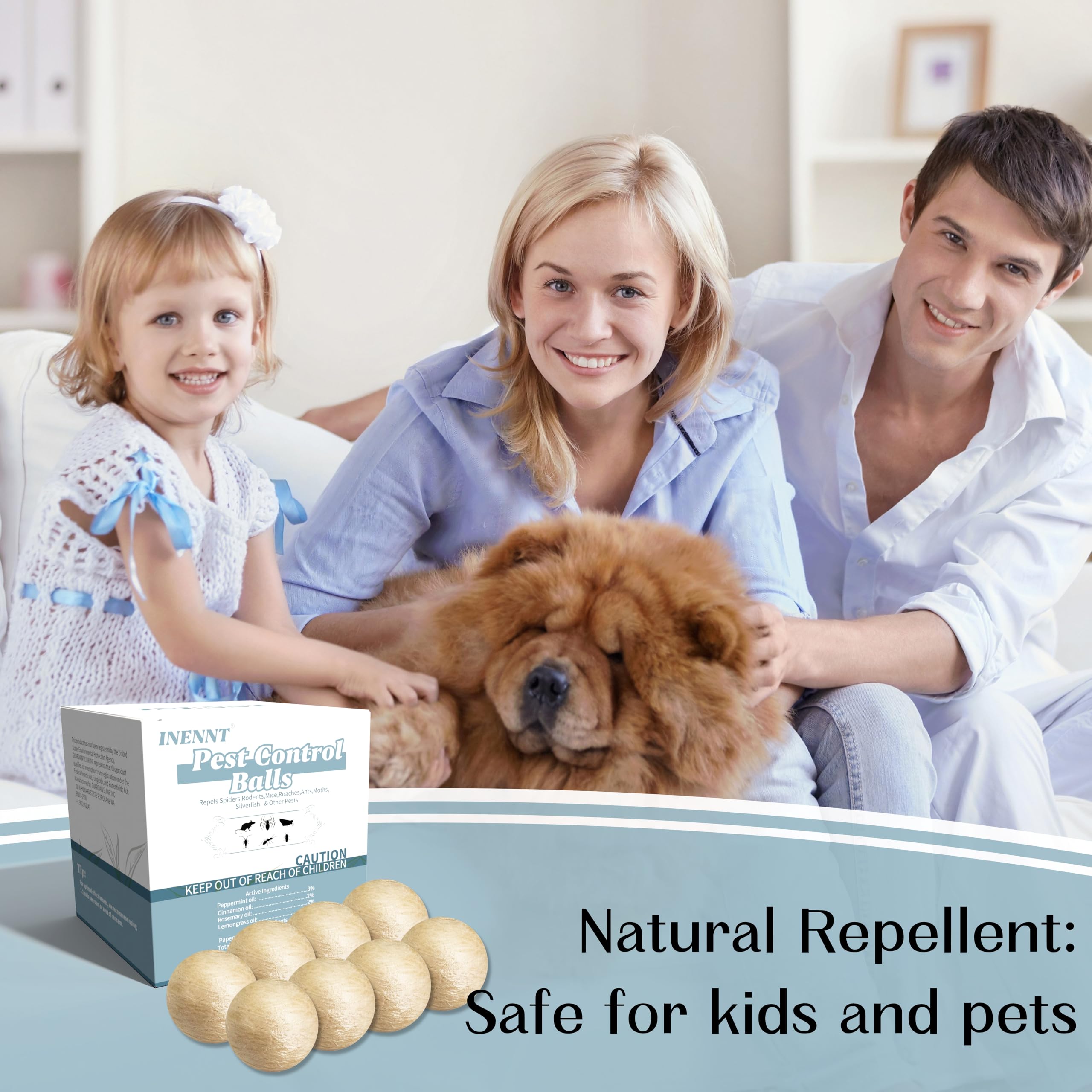 INENNT silverfish ball 12-pack delivers long-lasting indoor pest defense.