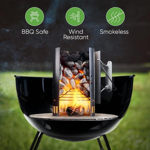 Inflame fire starters for grill ignition in outdoor cooking.